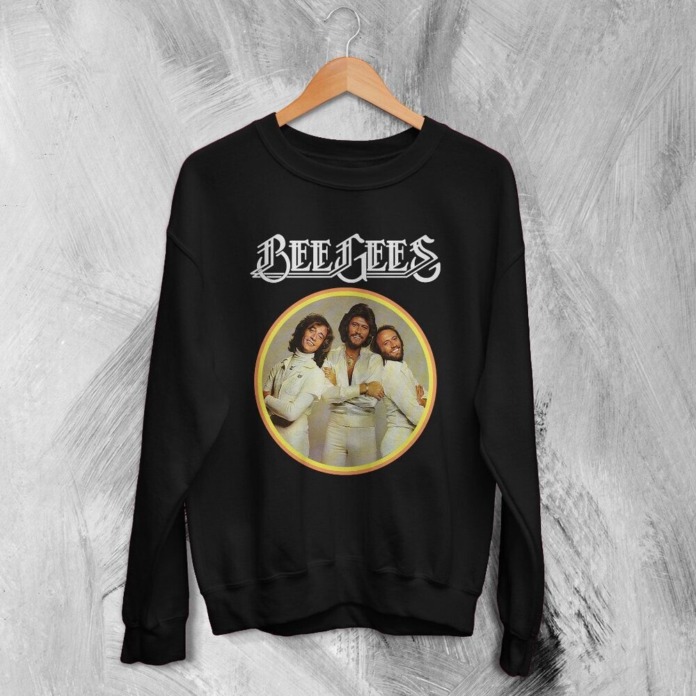 Bee Gees Sweatshirt Saturday Night Fever Sweater 70s Gibb Disco 17